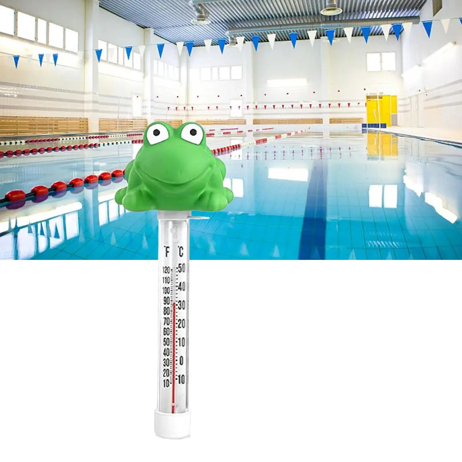 

Frog Floating Pool Thermometer for Ice Bath SPA Ponds Fish Tank Easy to Read