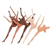 1PC 11 Movable Joints 26/27cm African Doll Nude Body Brown Black Skin Doll Body Skin Children's Pretty Girl Toy Gift 4