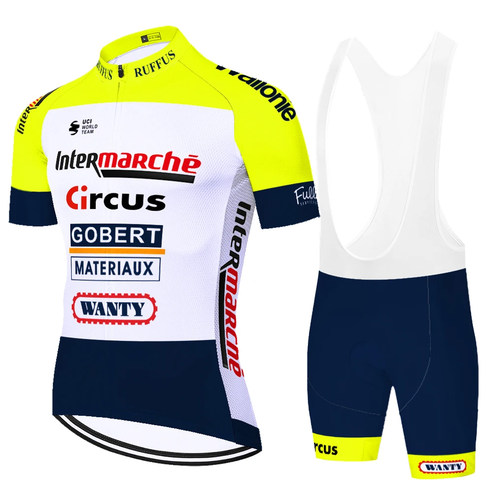 Team wanty Cycling Clothes Summer Quick Dry Breathable Short Sleeve Cycling Jersey Men Completo Ciclismo Estivo