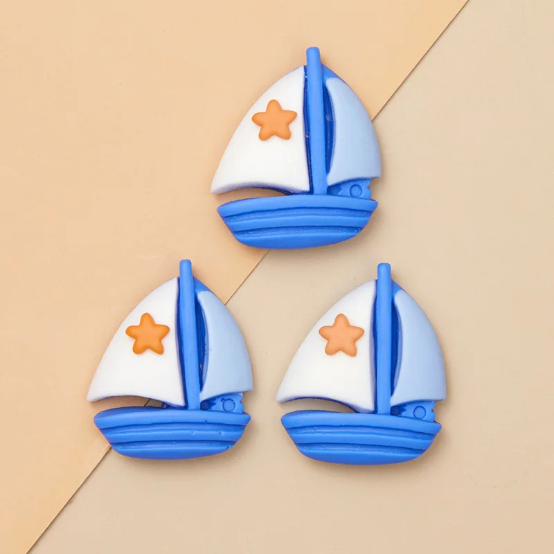 Kawaii Ocean Marine Serie Krabbenwal U-Boot Harz Cabochons Flatback Scrapbook Handwerk DIY Handyhüllen Schmuck Zubehör – Detail 8