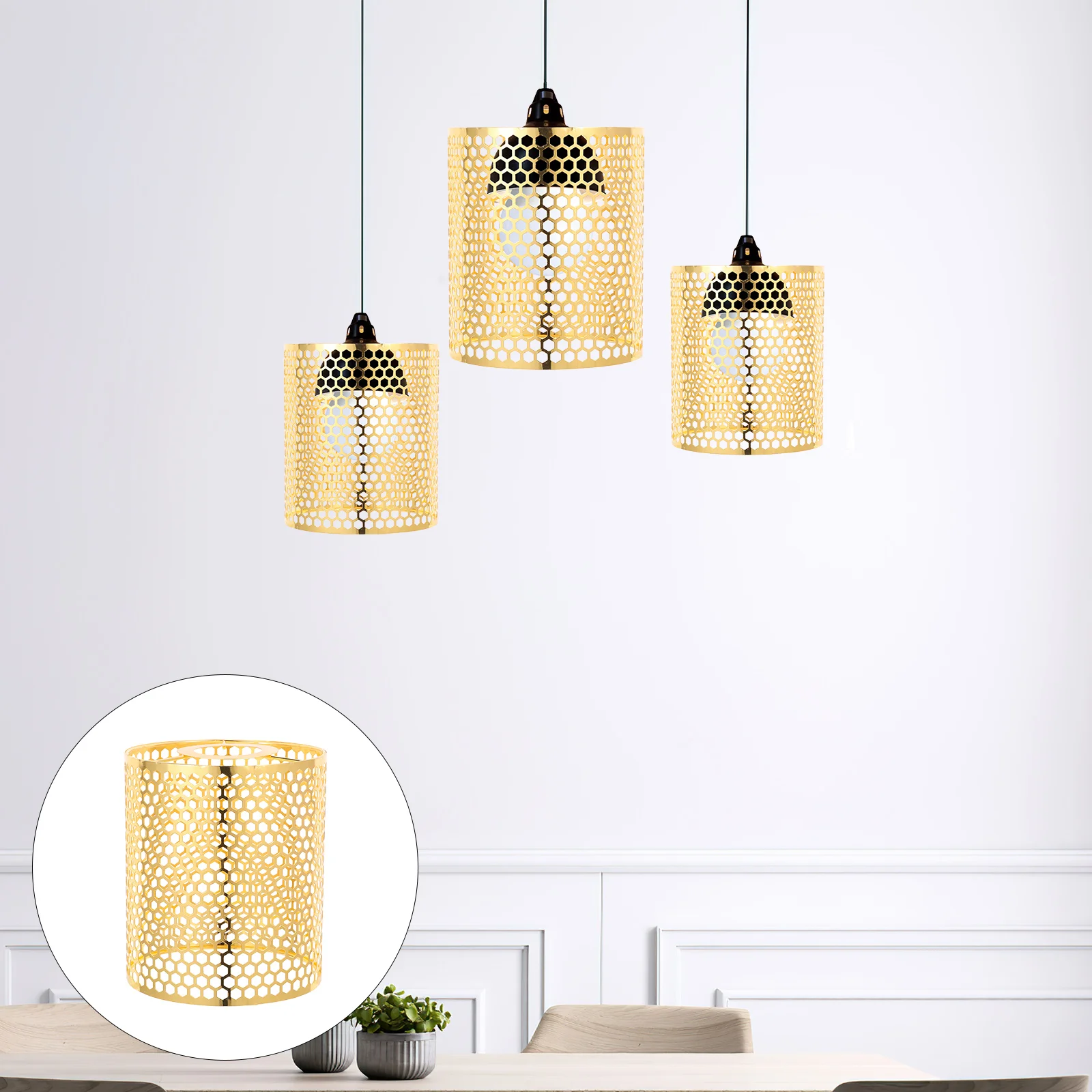 

Desk Lamp Lampshade Vintage Pendant Light Chandelier Iron Small Lampshades for Table