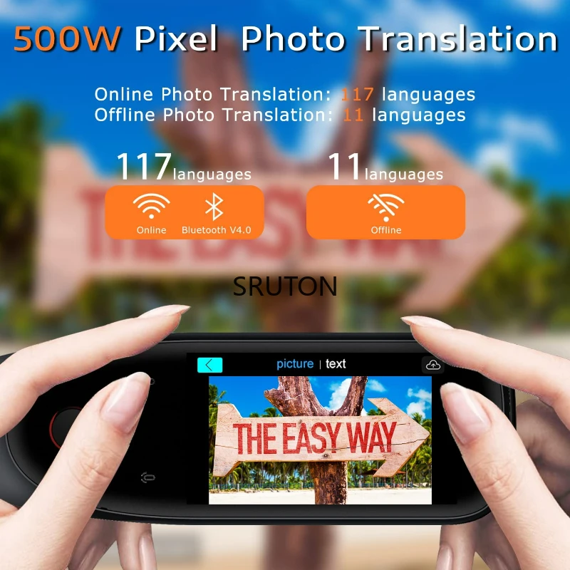 S50 Dictionary Translator Pen Scanner Text Scanning Reading 116 Languages translate Touchscreen Wireless Offline Function