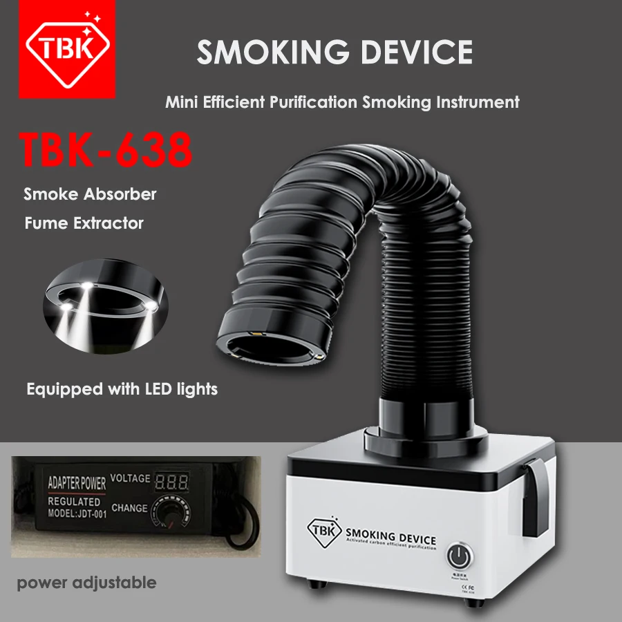 Soldering tools purification smoking instrument fume extractor