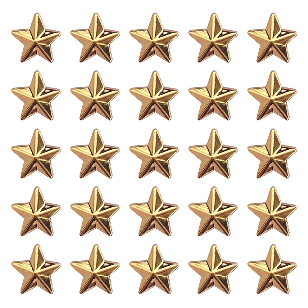 

200 Pcs Accessories Acrylic Pentagram Tiara Rhinestone Star Embellishment Decor