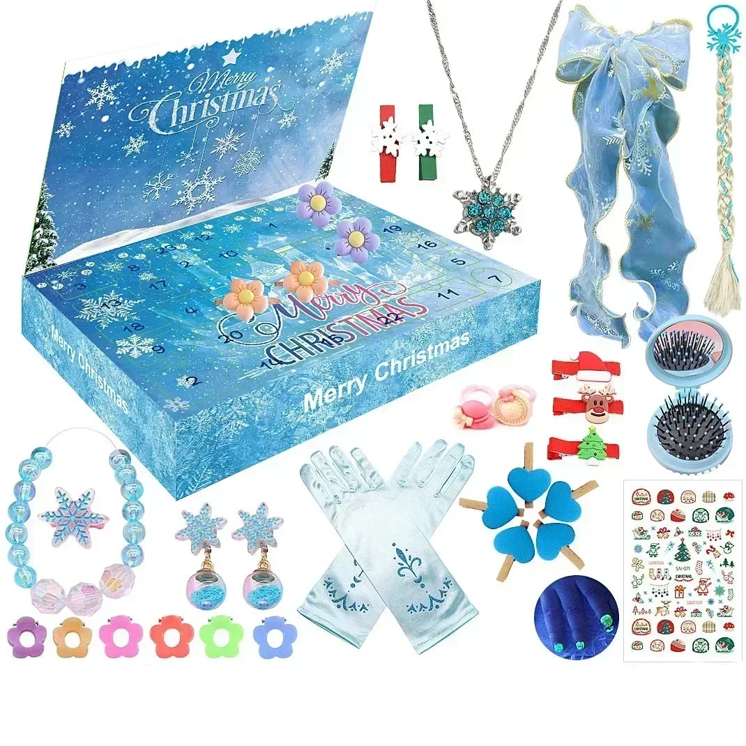 Calendario Dell'Avvento 2025 Per Bambine E Ragazze – Kit Creazione Gioielli Con 22 Perline E Bracciali Regolabili, Sorpresa Di Natale - 2