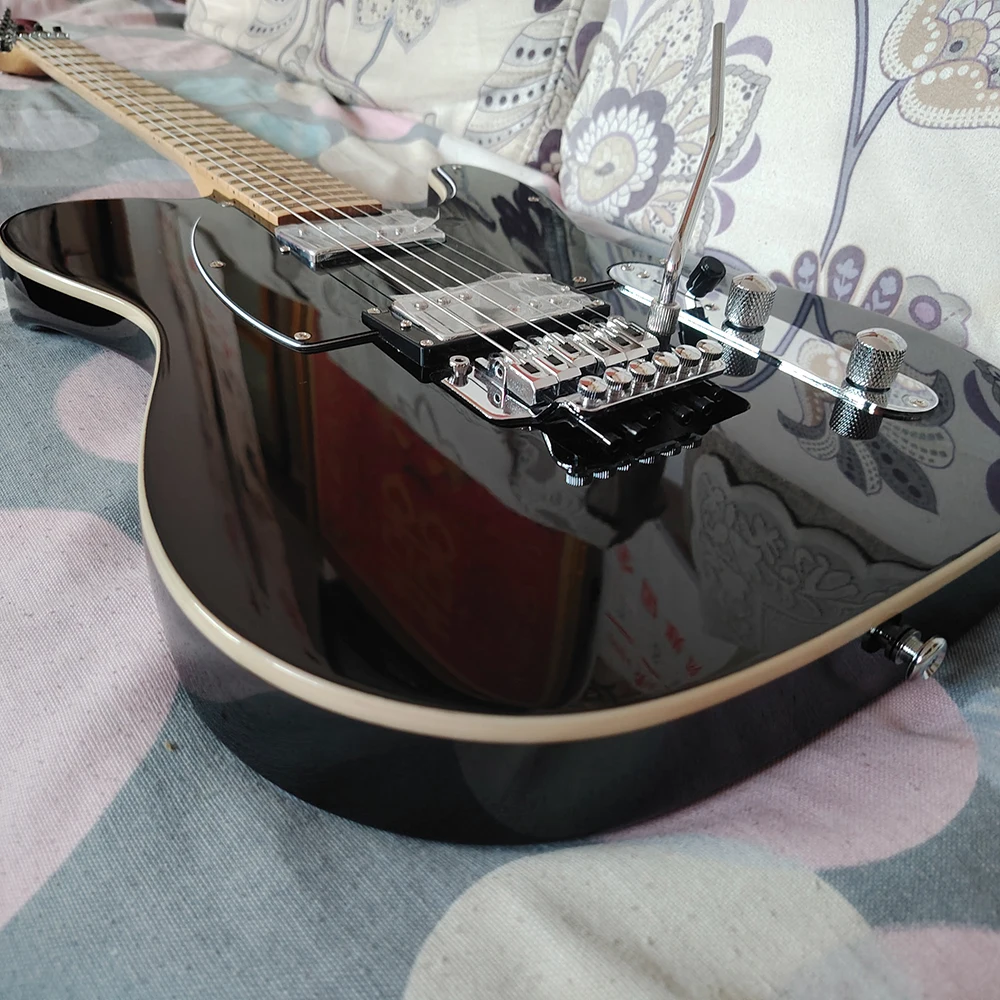 Guitar Tremolo Bridge Black TL Floyd Rose Tremolo Bridge