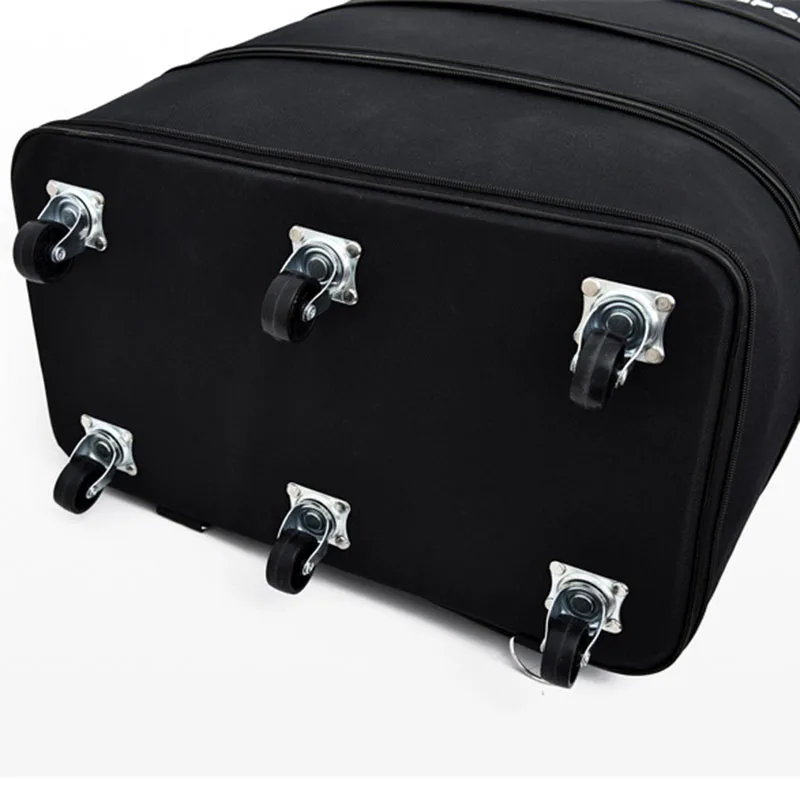 28 Inch Rolling Suitcase Luggage Aviation Checked Bag Black Travel Bag Universal Wheels Trolley Case Multifunction Backpack X50C