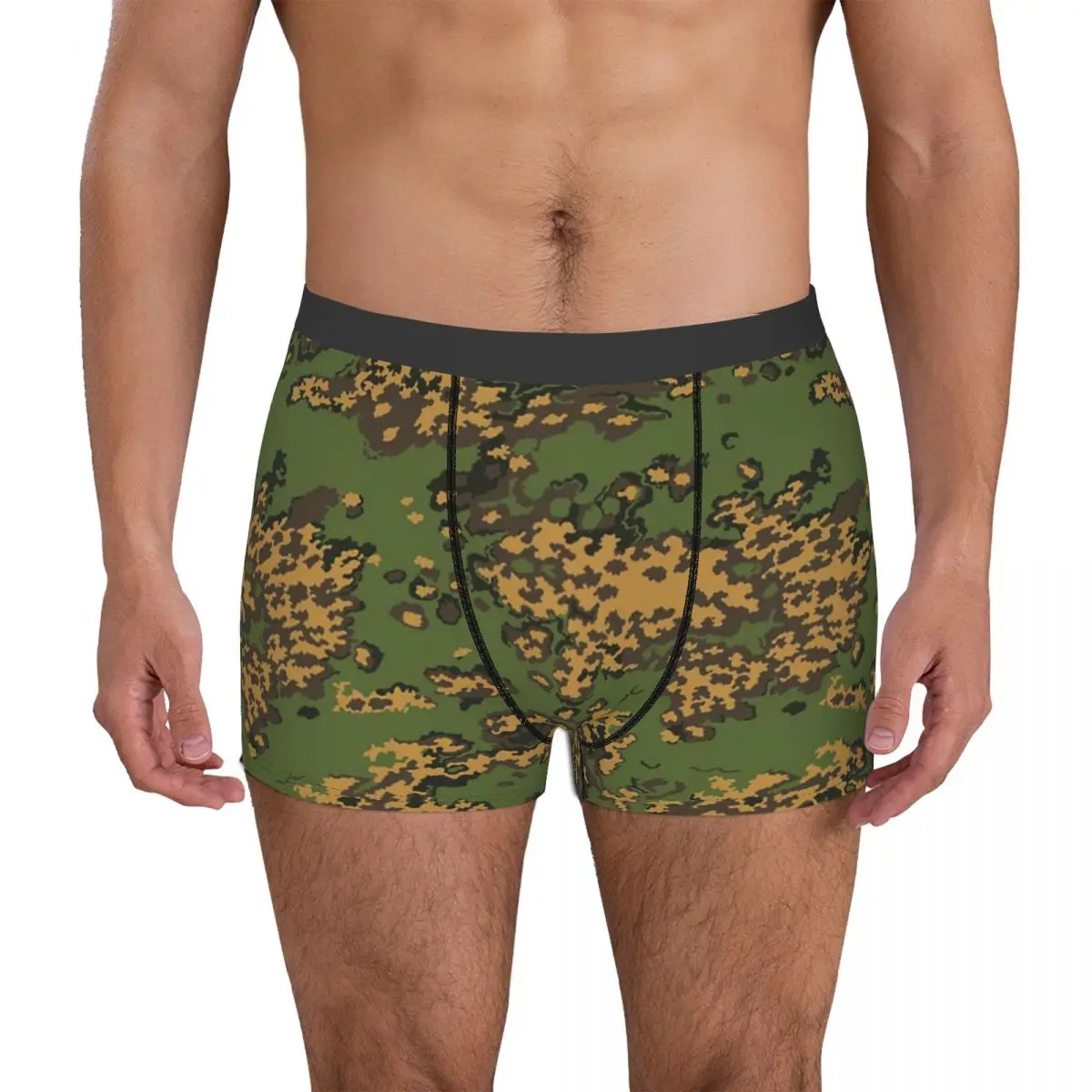 Russian Woodland Camouflage! Russian Camouflage Underpants Breathbale Panties Male Underwear Print Shorts Boxer Briefs бинокль konus woodland 10x42