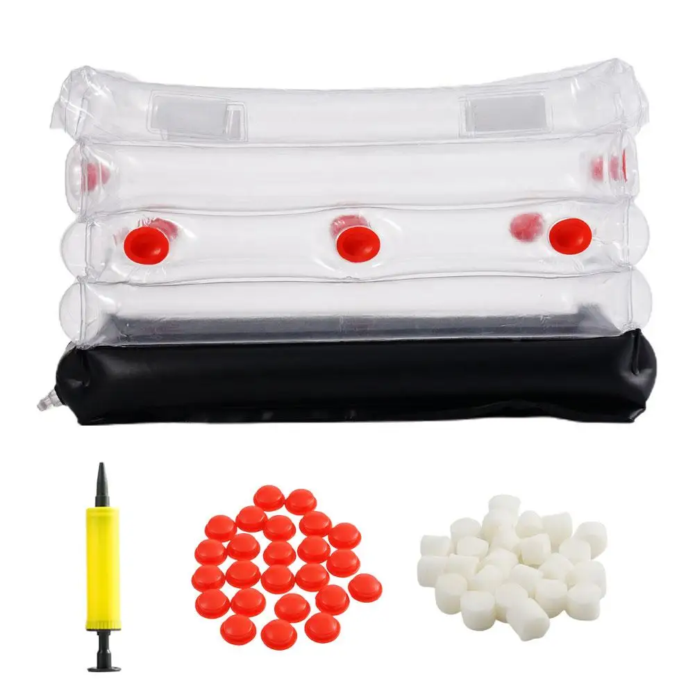 

Round Mushroom Monotub Kit-Inflatable Mushroom Grow Bag with Plugs and Filters for Fresh Air Exchange,Garden Mushroom Grow Kit