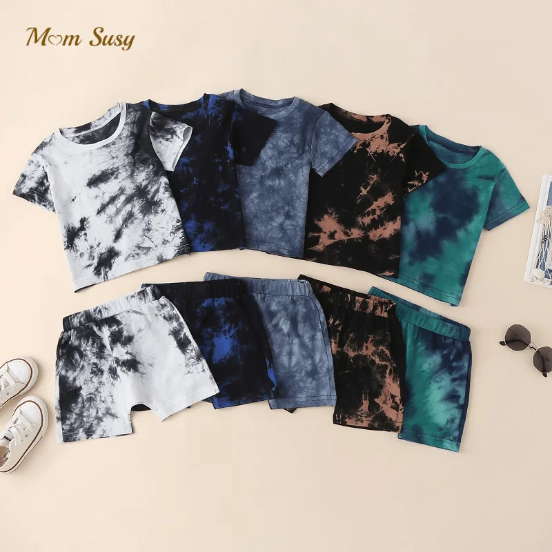 Tie Dye Clothes Children Clothes Girl Summer Tie Dye Clothes Kids