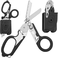 Multi-function Foldable Trauma Shears With Compatible Holster Heavy-Duty Emergency Shears Outdoor Camping Succour Scissors Tools 1