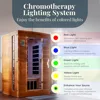 Dynamic Saunas Andora 2-Person Low EMF FAR Infrared Sauna, Canadian Hemlock Wood 6