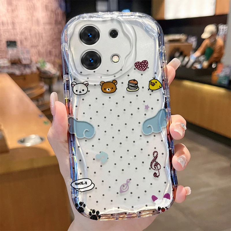 R-Rilakkuma Strawberry Silicone Phone Case