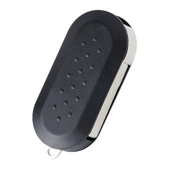 Keyforkess 433MHz ID46 Chip muslimah Flip Remote Car Key Fob 2 pulsanti per Fiat 500L MPV Ducato per Citroen Jumper per Peugeot Boxer - KEYECU 433MHz ID46 Chip muslimah Flip Remote Car Key Fob 2 pulsanti per Fiat 500L