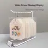 Tabletop Jewelry Organizer Stand Modern Metal Hanging Display Holder Rack for Pendant Keychains Trinket Necklace Dresser 2