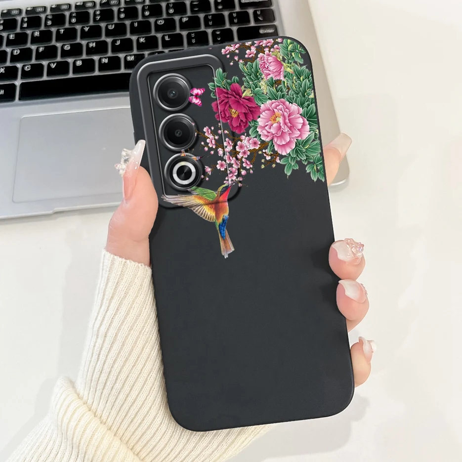 Cute Cartoon Pretty Girls Soft TPU Phone Case Bumper Cover