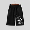 Summer Men's One Piece Short Pants  Two-dimensional Casual Five-minute Pants  Loose Anime Trendy Brand Knee Print 4