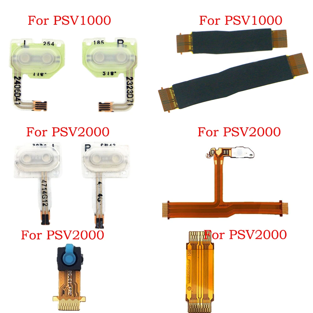 Originale Usato Sinistro Destro On Off Flex Lr Trigger Button Function Board Flex Ribbon Cable Per Psv1000 2000 Psv Psvita 10Xx 20Xx