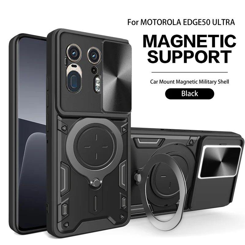 HAOYE Cover per Motorola Edge 50 Ultra 5G Cover, Custodia Chiusura