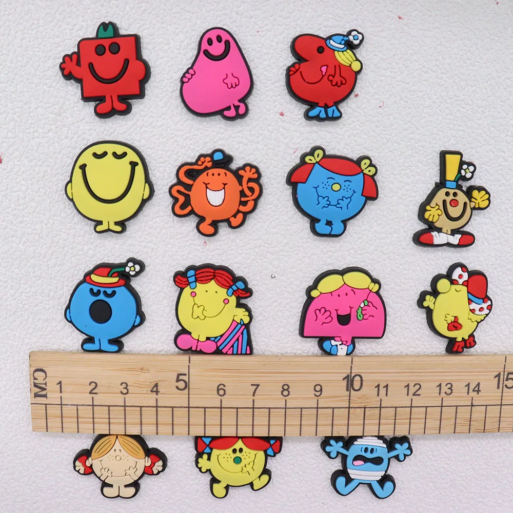

Mix 50PCS PVC Croc Jibz Buckle Famous Comic Anime Cartoon Kawaii Girl Flower Garden Shoes Button Decorations Slipper Accessories