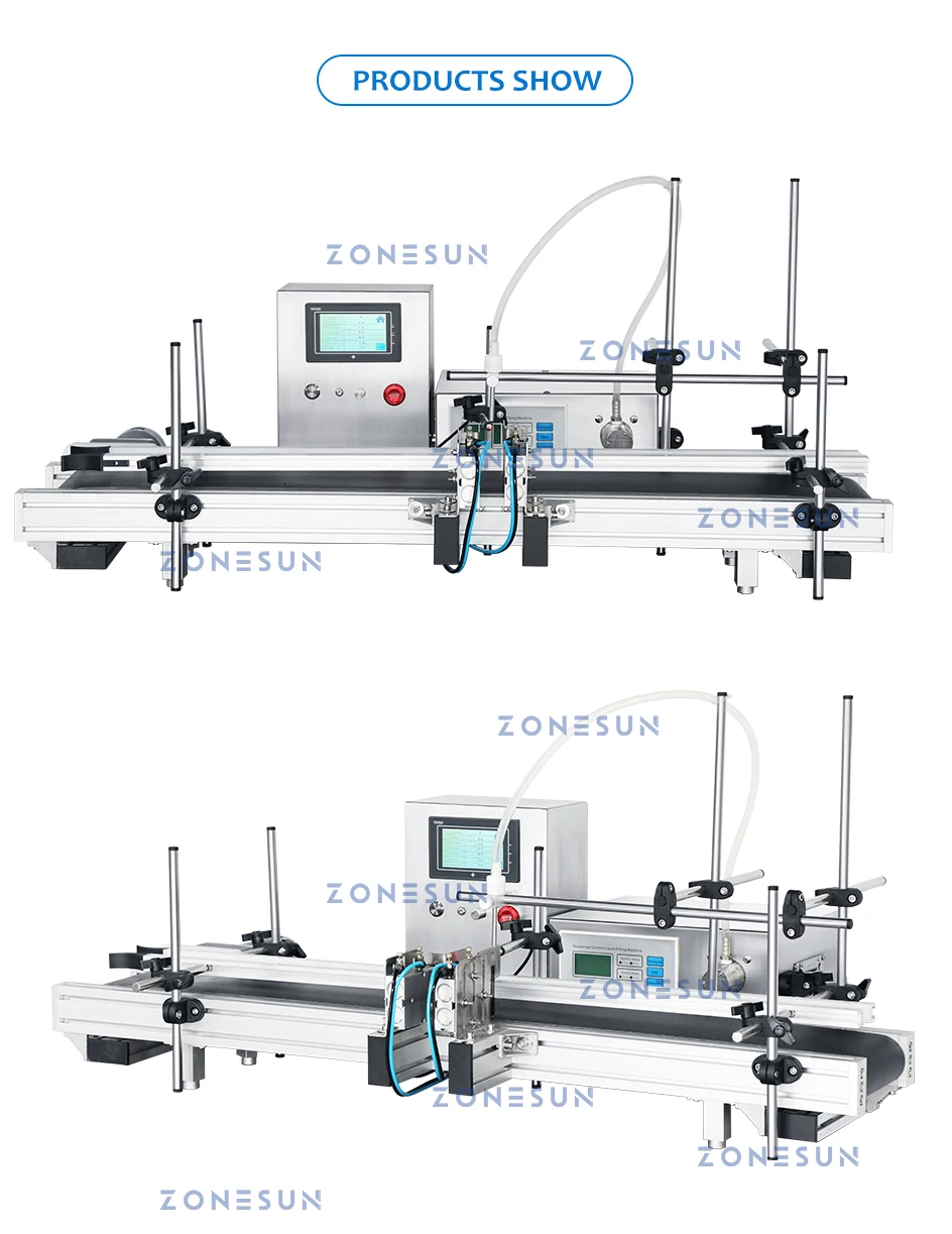 ZONESUN ZS-DTMPZ1 Automatic Single Nozzle Magnetic Pump Liquid Filling Machine