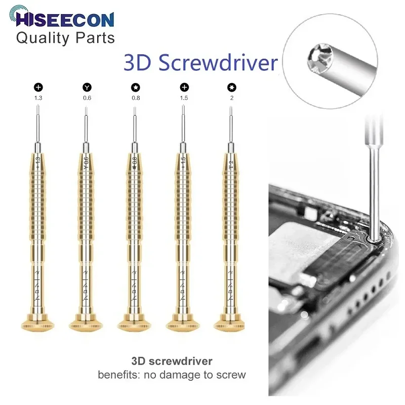 내구성이 뛰어난 Hiseecon 스크루드라이버 세트 강력한 자기 헤드 부식 방지..