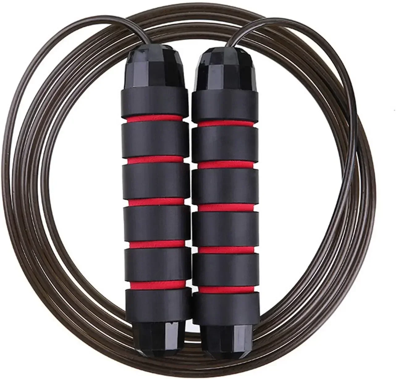 Rope Skipping Tangle-Free Speed Skipping Rope with Ball Bearing EVA Non-Slip Foam Handle Adjustable Jump Ropes jump rope