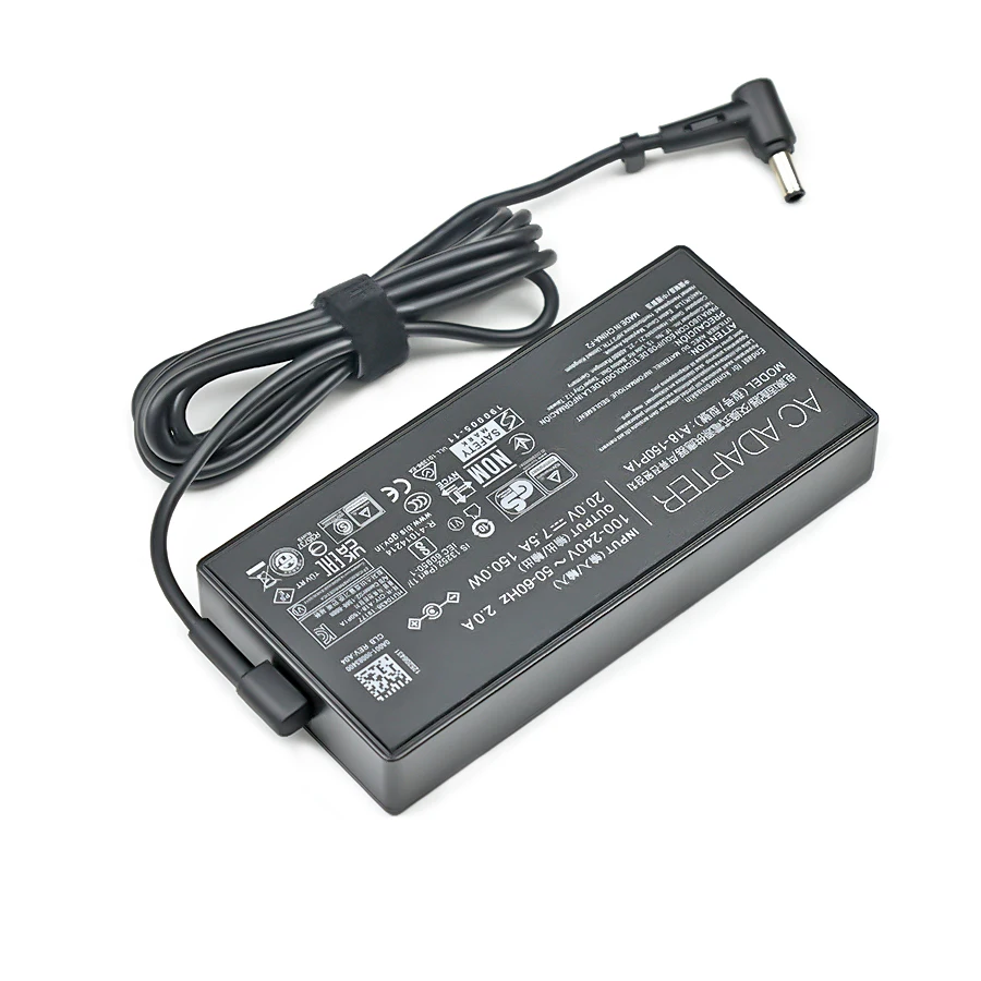 Adaptador de Alimentação Adp150ch b para Jogos Tuf Carregador Portátil 150w 20v 7.5a 6.0x3.7 mm Fx705dt Fx505d Fx505du Fx505dt A18-150p1a Adp-150ch - Imagem 3