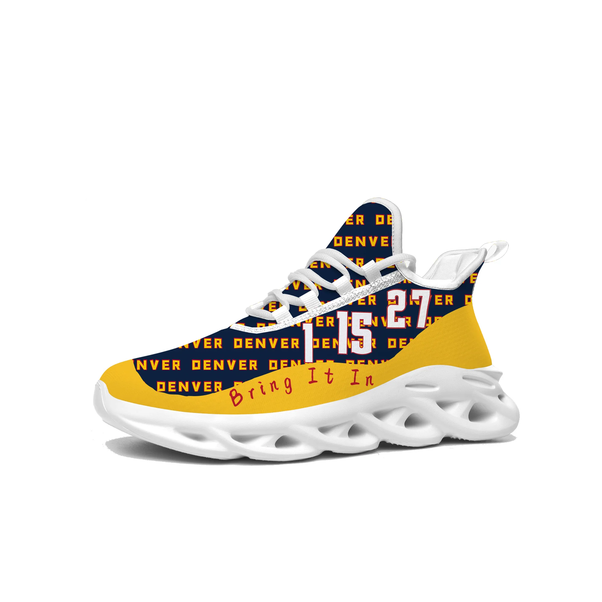 

Denver Number 15 27 1 Bring It In Flats Sneakers Mens Womens Sports Running Shoes High Quality DIY Sneaker customization Shoe