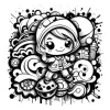 1pc Art Coloring Book 24 pages For Children Adult Picture Book Graffiti Drawing Art Kill Time Relieve Stress ﻿ 3