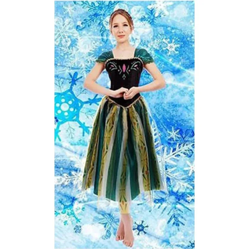 Costume Princesse Anna Robe Couronnement Adulte Frozen