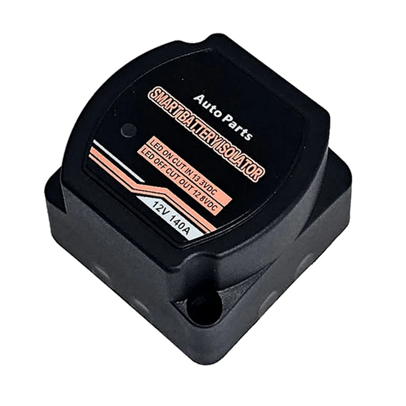Smart Dual Battery Isolator,12V 140A Voltage Sensitive Relay VSR, For All Automotive Land,RV Yacht Dual Battery Isolator