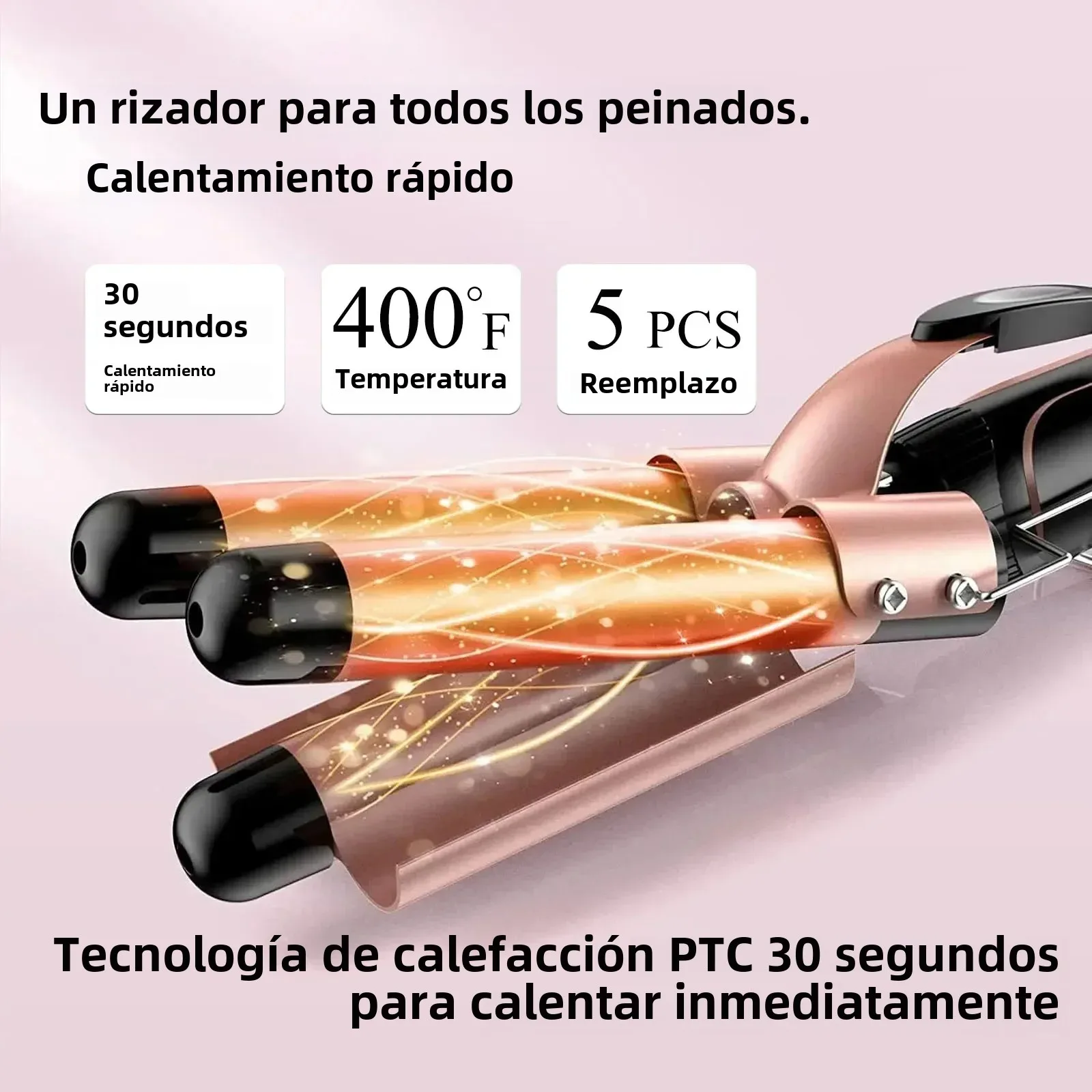 Plancha Glam Rizadora En Cyzone Hair Styling Plancha Glam Cyzone