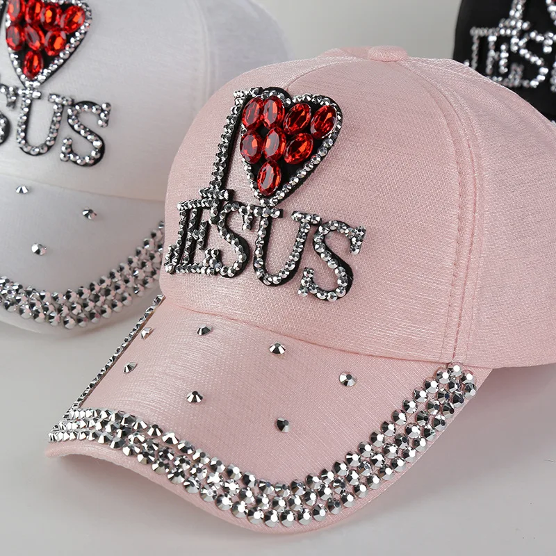 Women's Sparkling Baseball Cap Rhinestone Studded Brim Sun Hat For Daily Outdoor Use Adjustable Fit,baseball cap,sun hat