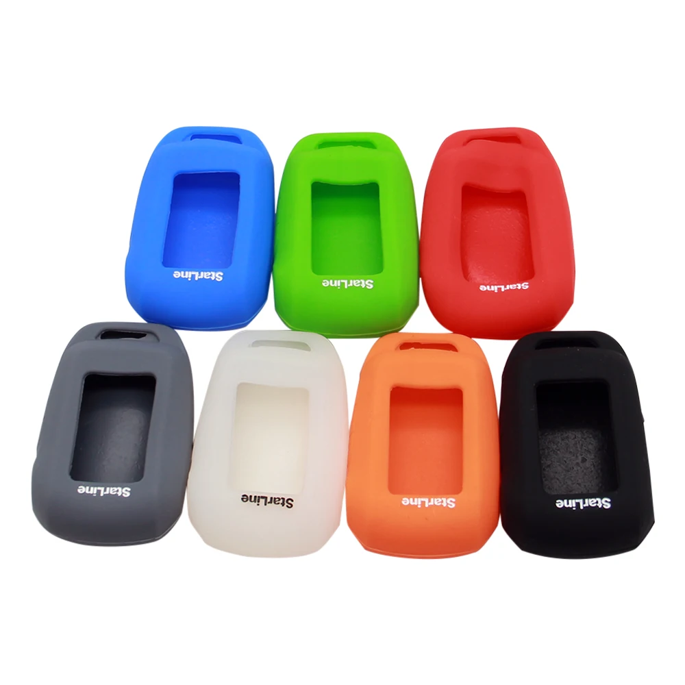 Key Case Key Case Cover Car Key Shell Remote Control Case Cover Car Silicone key Cover Anti-theft Key Shell key Case suitable for Starline A92 2-way LCD Remote control Keychain Fob