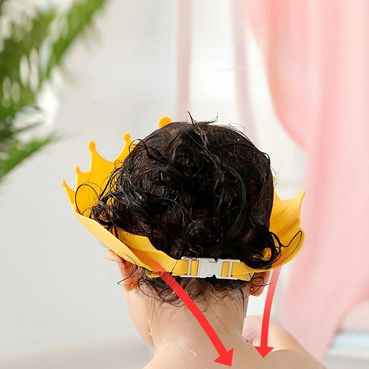 Children Baby Shower Cap Adjustable Shampoo Mother And Children hair wash hat shampoo shower cap