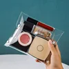 Makeup Bag Clear Organizer Cosmetic Bags Travel Portable Brush Case Storage Set PVC Transparent Pen Bath Toiletry Wash 5