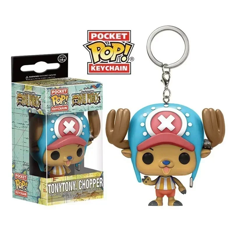 thumbnail image 2 of 2024 NEW FUNKO POP One Piece YAMATO RORONOA ZORO Chopper Keychain Toy NAMI LUFFY TARO LAW D. ACE POCKET Pop Keychains Toys, 2 of 5