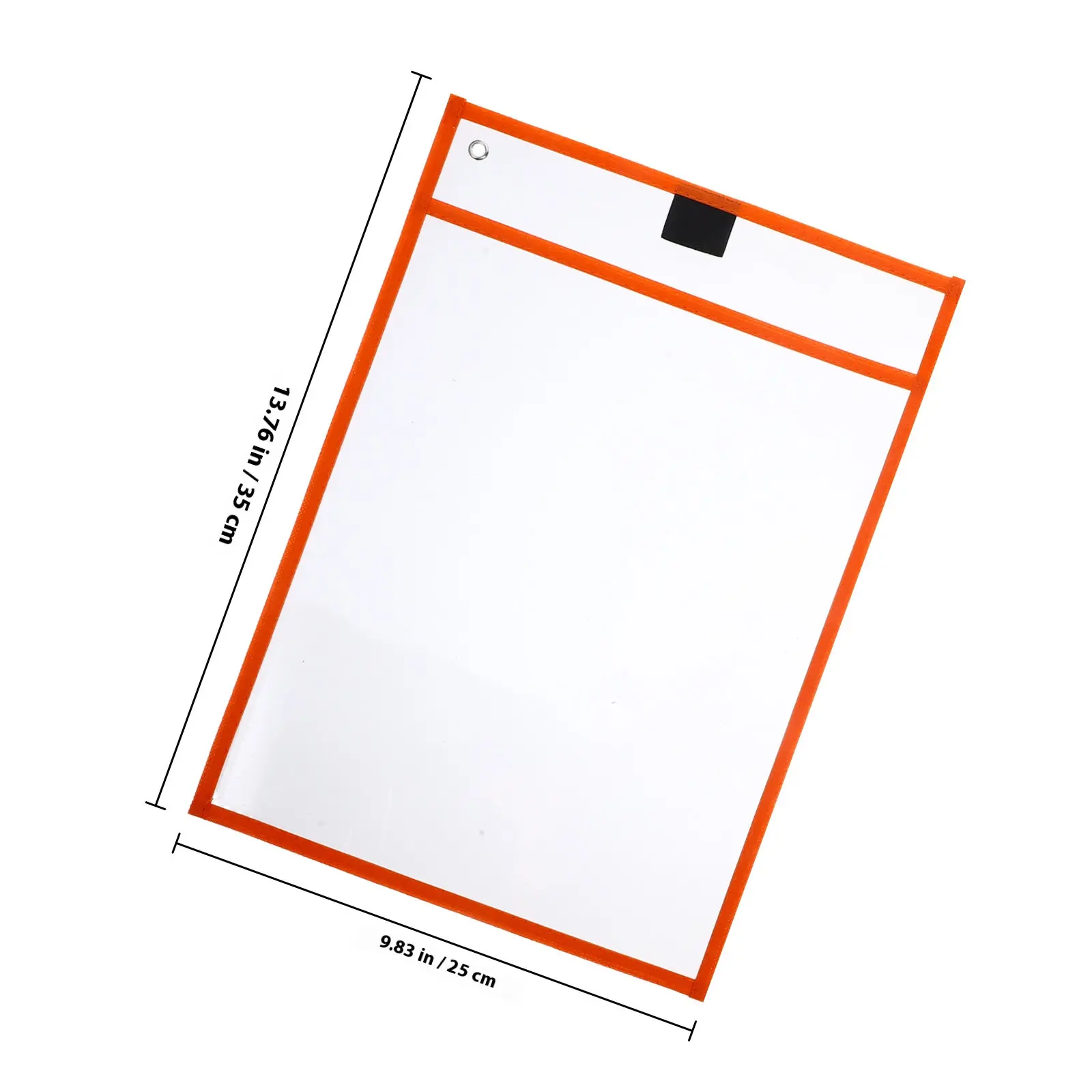 6pcs 드라이 지우기 파우치 바인더용 투명 시트 프로텍터 투명 파일 슬리브 가정 사무실 학교용으로 부드러운 사용 가능