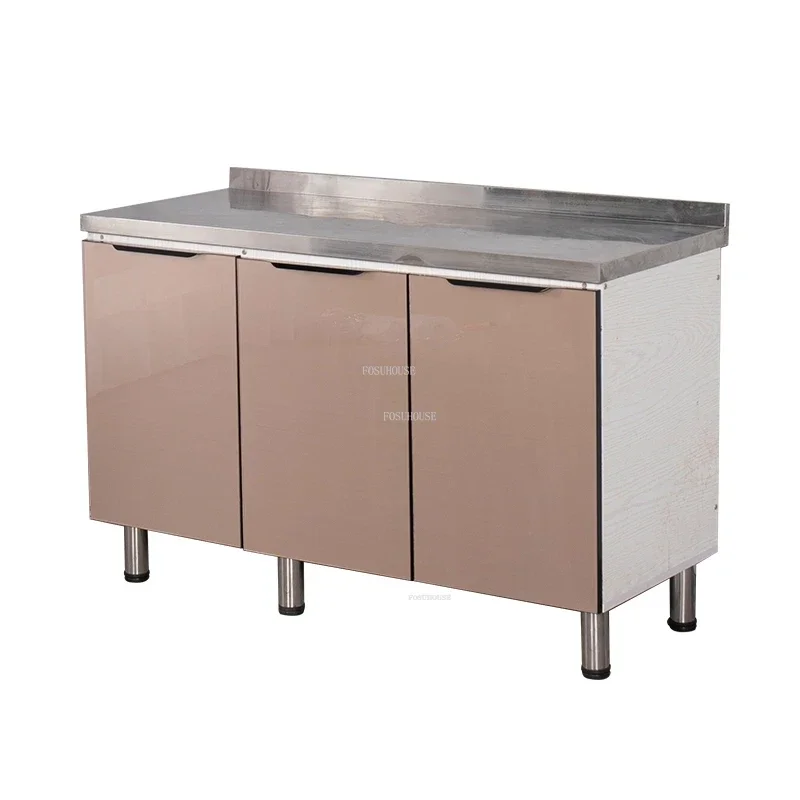 Solid Wood Kitchen Cabinets Home Kitchen Furniture  Stove Cabinets Stainless Steel Sink Cabinets Overall Kitchen Cabinets z 5