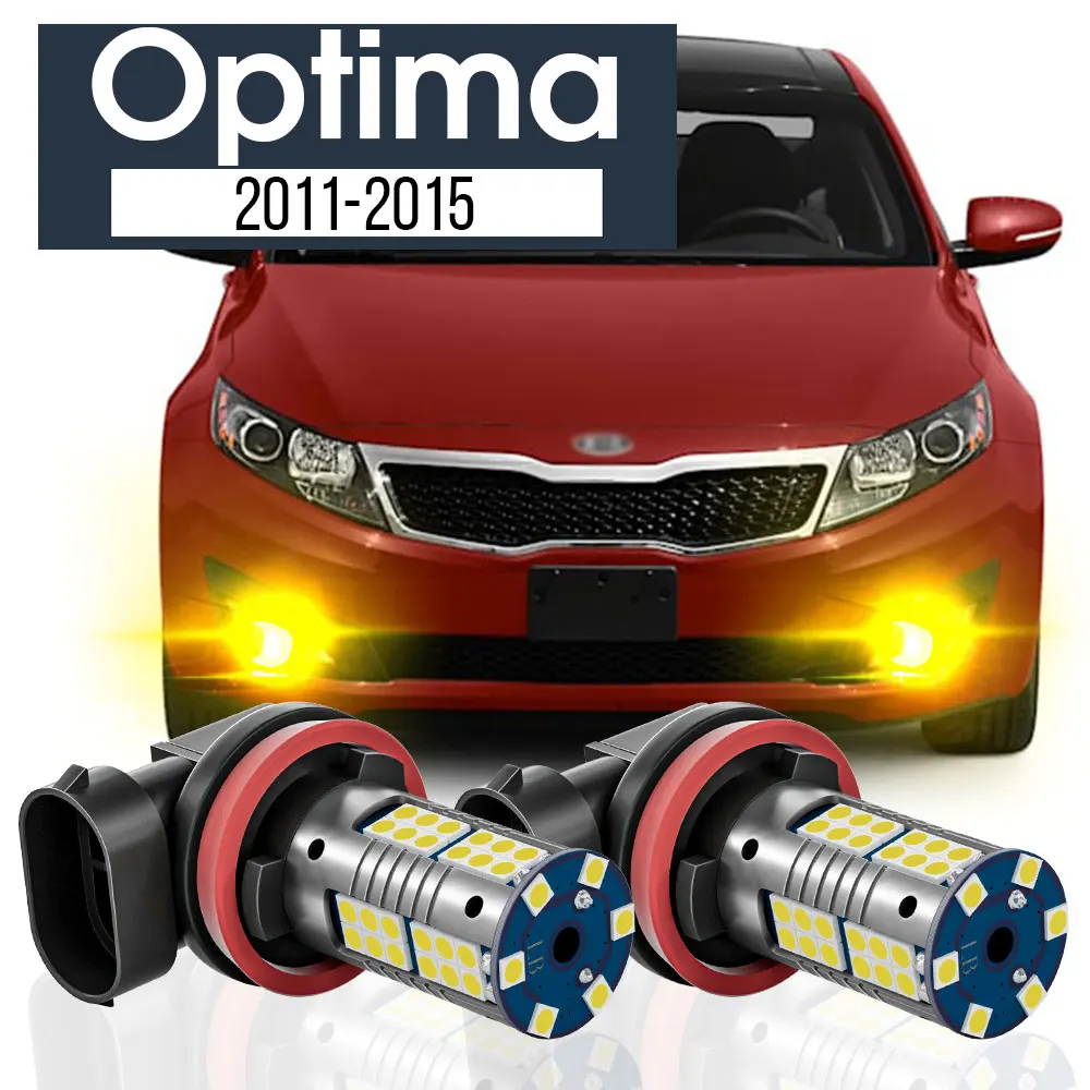 

2pcs LED Fog Light Lamp Blub Canbus Accessories For Kia Optima 2011 2012 2013 2014 2015