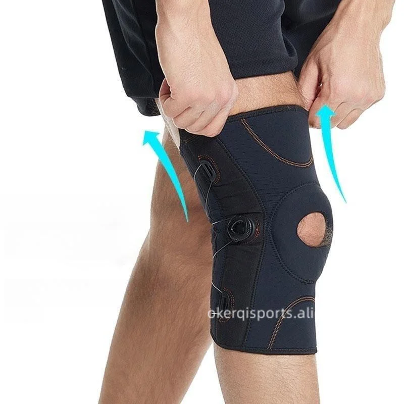 1PCS BOA Adjustable Knee Pads Knee Support Brace Fitness Protector Work Gear Pressurized Elastic Relief Joint Pain Kneepad