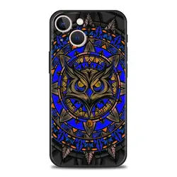 Charming Owl Cartoon Silicone Phone Case - Luxury Gift - iPhone 12 Mini (A7)