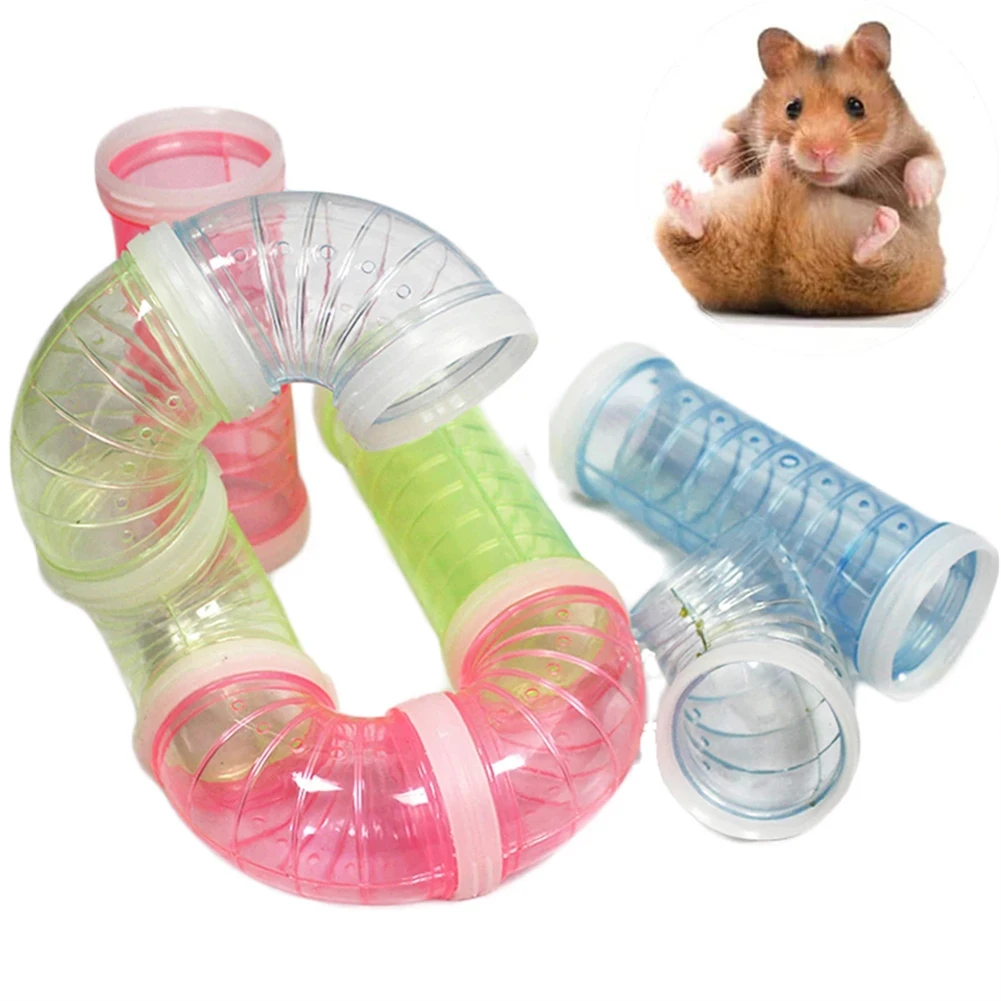 Multi-purpose Diy Pet Tunnel Pipe Hamster Toy Cage External Sports Toy Connectable Expandable Bite-resistant Maze Parts small pet tunnel,hamster cage tunnel,hamster toy maze