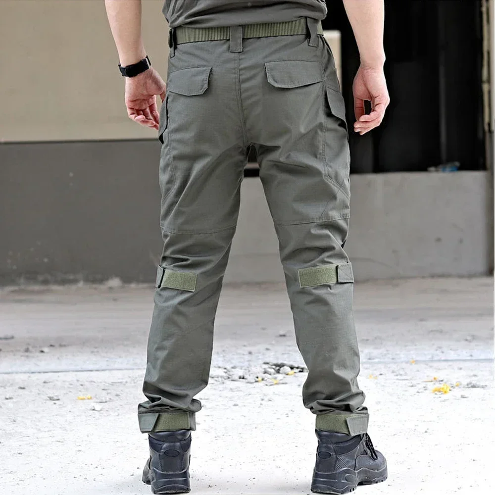 Tactical Pants Men Summer Work Wear Cargo Pant IX6 Raider Outdoor Multi-pocket Hunting Ripstop Camo Loose Hiking Trouser Spring