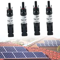 Connecteur de Diode photovoltaïque 10A 15A 20A 30A, 3 pièces, connecteur de câble de panneau solaire PV Compatible avec MC4 pour système solaire PV 2
