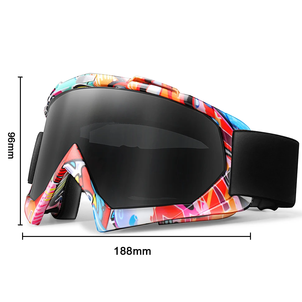 BRAND Double Layers Anti-Fog Ski Snow Goggles