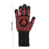 Silicone High Temperature Heat Insulation Barbecue Fireplace Gloves Microwave Anti-scald Oven Kitchen Baking Gloves Supplies 3
