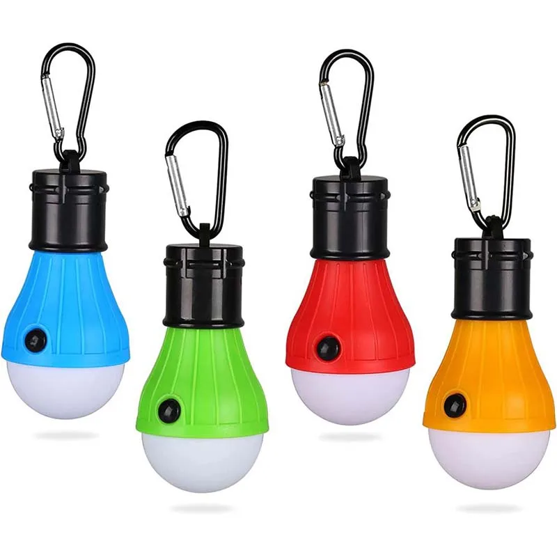 LED Bulb Light Camping Portable Lanterns 5V Bulb Small Book Lamp Light With Switch Button Home Emergency Night Lamp
