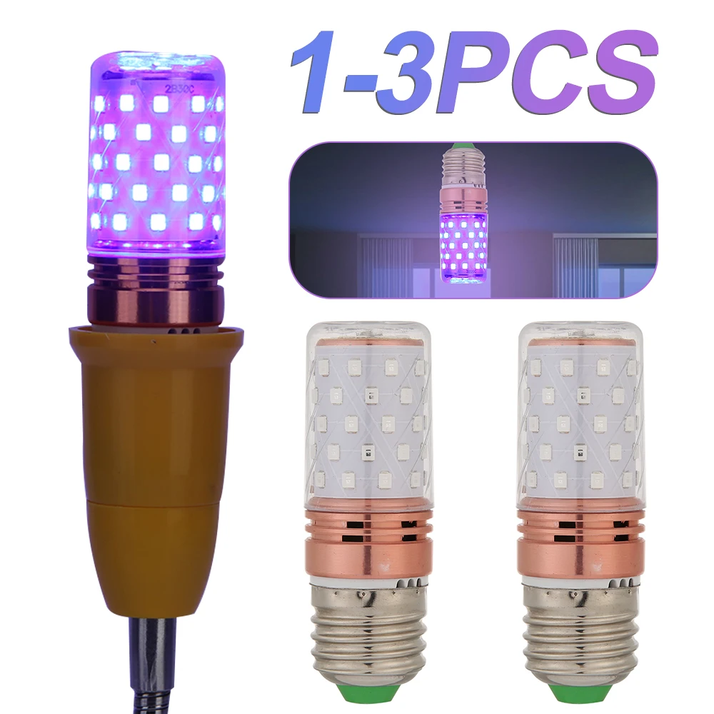 UV Disinfection Lamp UV Sterilization Lamp E27 60 LED UV Germicidal Corn Home Sterilize Disinfection Light Bulb